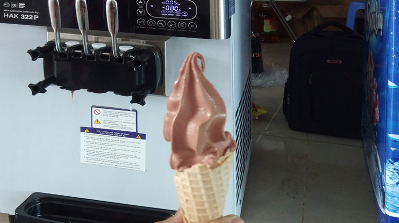 kem tươi làm từ máy làm kem cao cấp